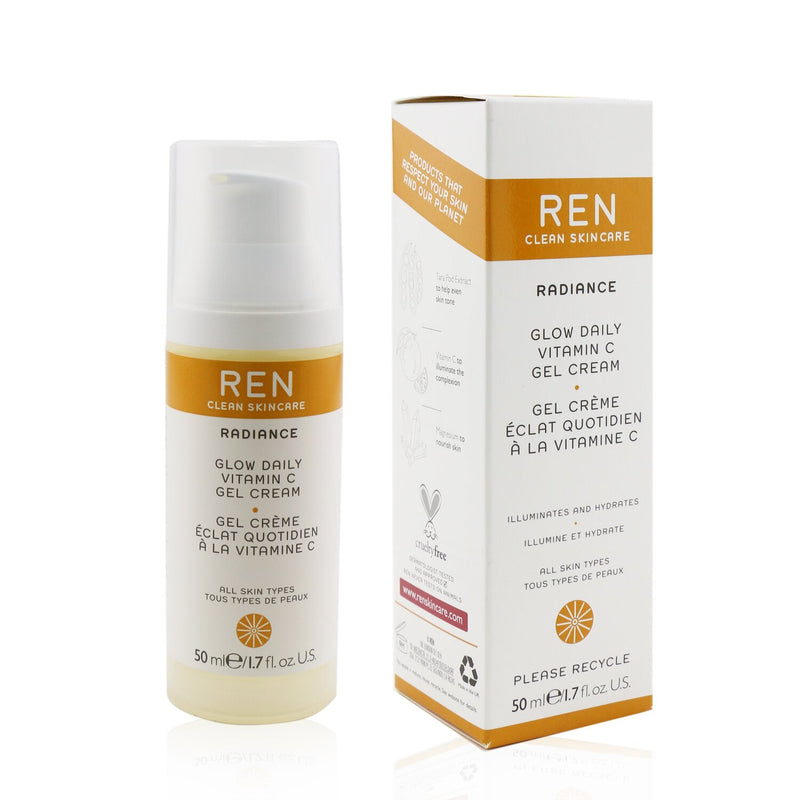 Ren Radiance Glow Daily Vitamin C Gel Cream (For All Skin Types)  50ml/1.7oz