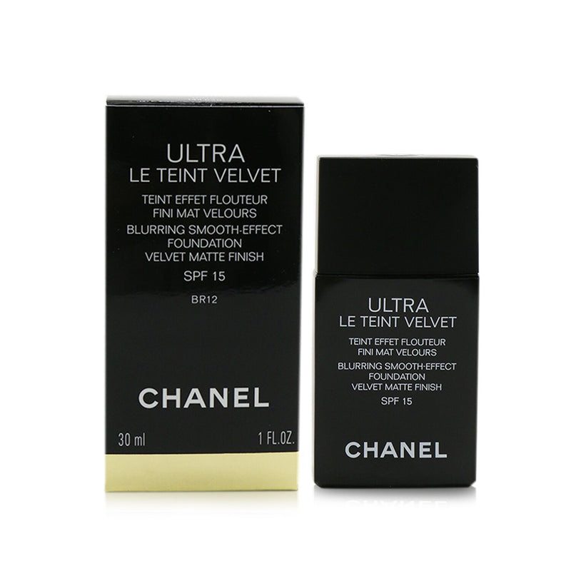 Chanel Ultra Le Teint Velvet Blurring Smooth Effect Foundation SPF 15 - # BR12 (Beige Rose) 