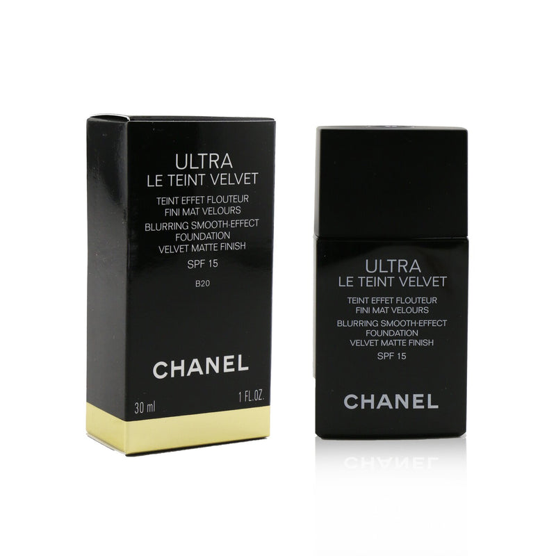 Chanel Ultra Le Teint Velvet Blurring Smooth Effect Foundation SPF 15 - # B20 (Beige) 