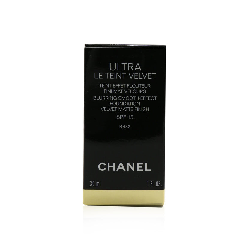 Chanel Ultra Le Teint Velvet Blurring Smooth Effect Foundation SPF 15 - # BR32 (Beige Rose) 