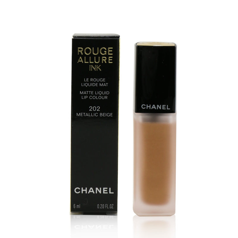 Chanel Rouge Allure Ink Matte Liquid Lip Colour - # 202 Metallic Beige  6ml/0.2oz