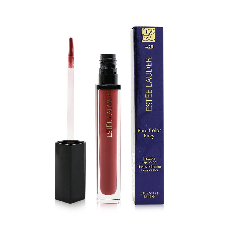 Estee Lauder Pure Color Envy Kissable Lip Shine - # 420 Rebellious Rose 