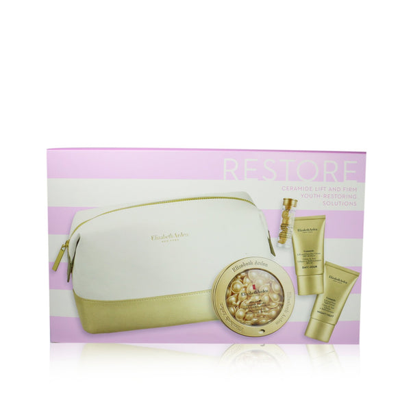 Elizabeth Arden Ceramide Lift & Firm Youth-Restoring Set: ADVANCED Ceramide Capsules 60caps+ Day Cream SPF30 15ml+ Night Cream 15ml+ Eye 