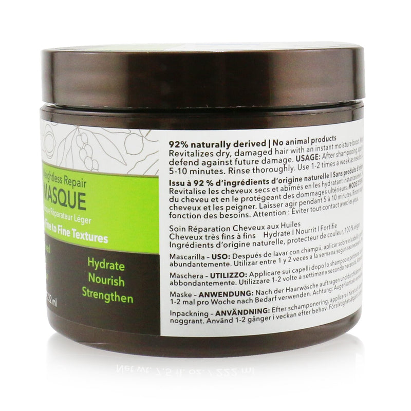 Macadamia Natural Oil Professional Weightless Repair Masque (Baby Fine to Fine Textures) 