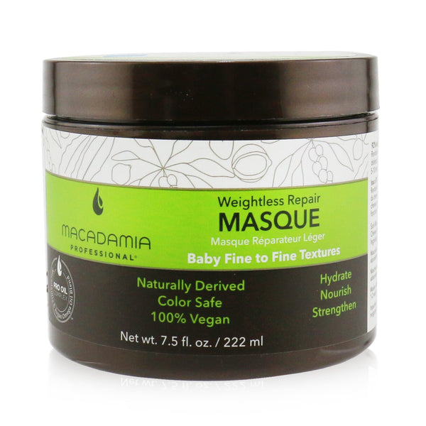 Macadamia Natural Oil Professional Weightless Repair Masque (Baby Fine to Fine Textures) 