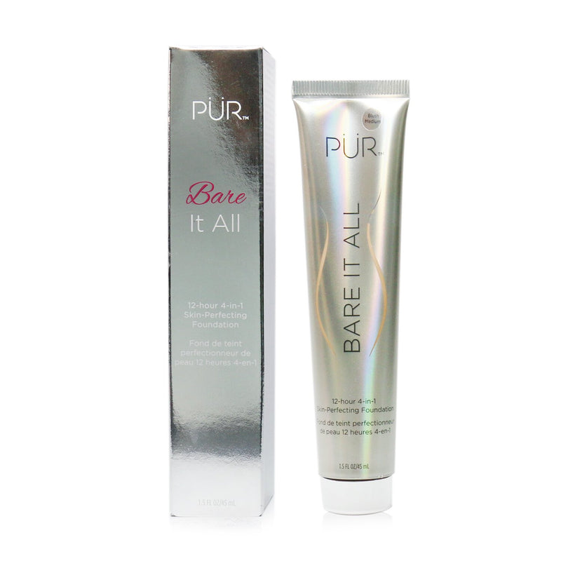 PUR (PurMinerals) Bare It All 12 Hour 4 in 1 Skin Perfecting Foundation - # Blush Medium  45ml/1.5oz
