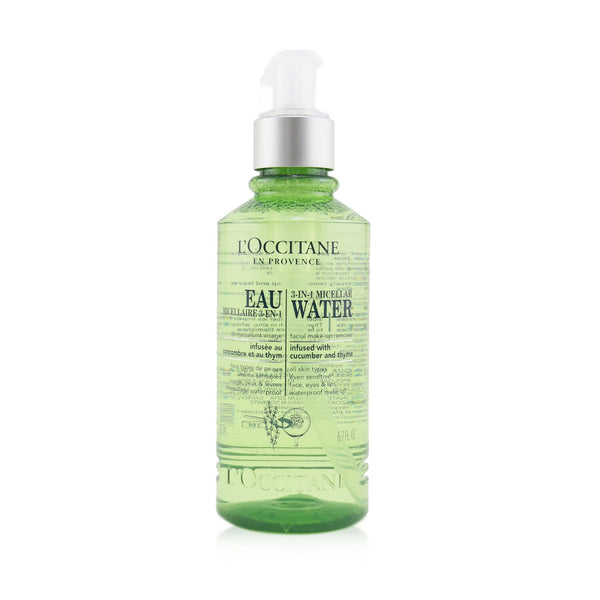 L'Occitane Facial Make-Up Remover - 3-In-1 Micellar Water (For All Skin Types)  200ml/6.7oz