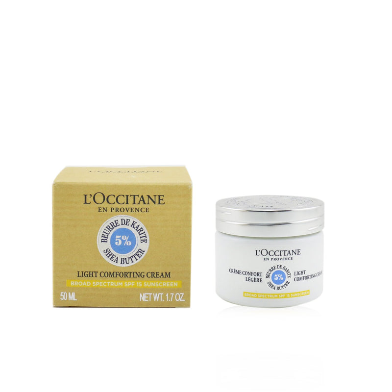 L'Occitane Shea Butter 5% Light Comforting Cream SPF 15 