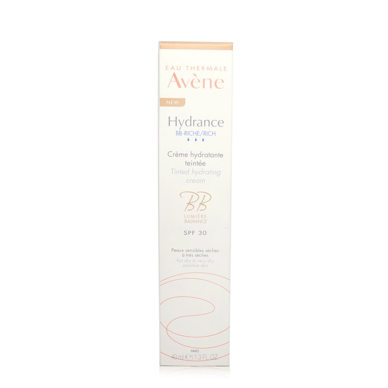 Avene Hydrance BB-RICH Tinted Hydrating Cream SPF 30 - For Dry to Very Dry Sensitive Skin 