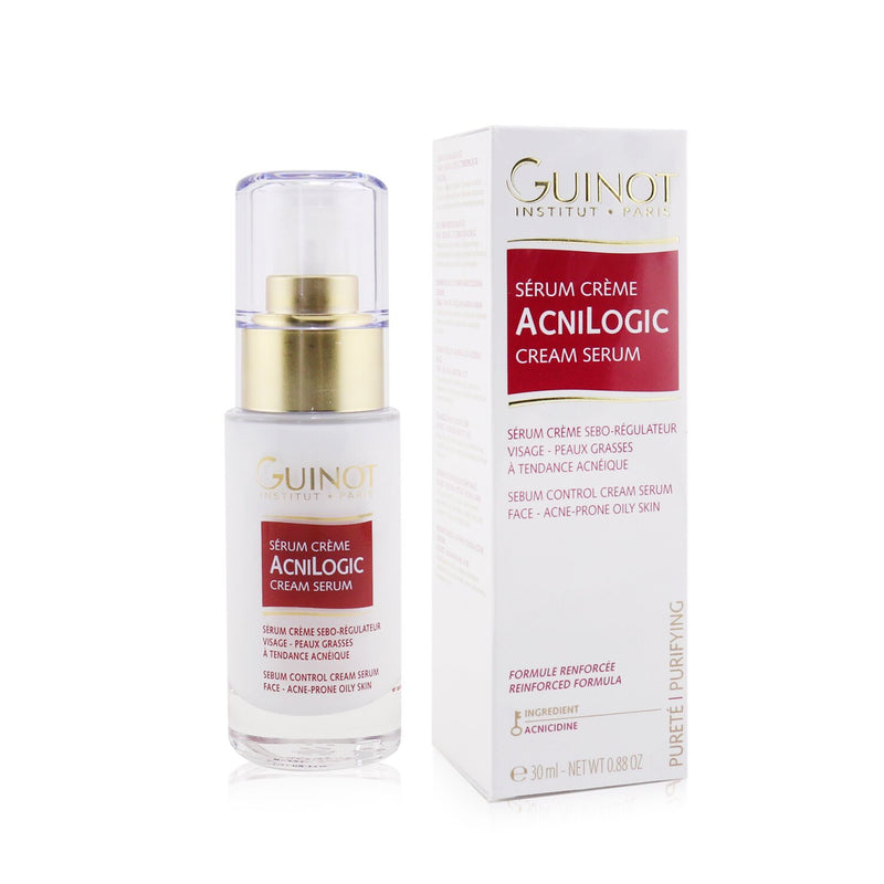 Guinot AcniLogic Cream Serum - Sebum Control Cream Serum For Face (For Acne-Prone Oily Skin) 
