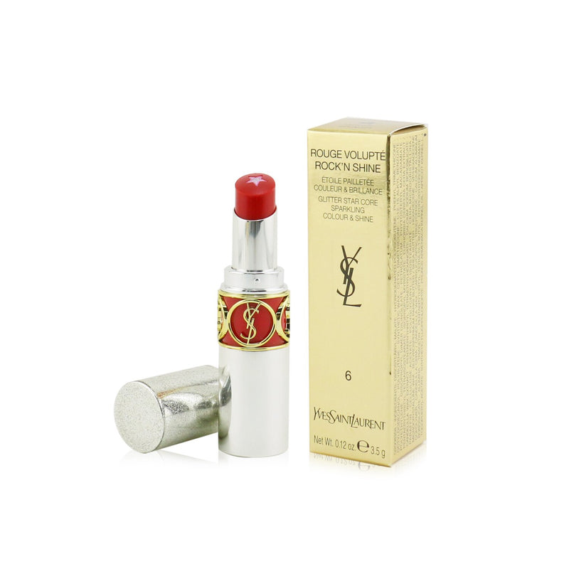 Yves Saint Laurent Rouge Volupte Rock'N Shine Lipstick - # 06 Orange Speaker 