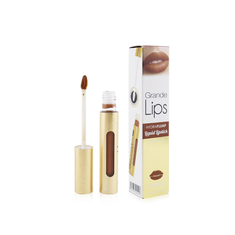 Grande Cosmetics (GrandeLash) GrandeLIPS Plumping Liquid Lipstick (Semi Matte) - # Butter Rum  4g/0.14oz