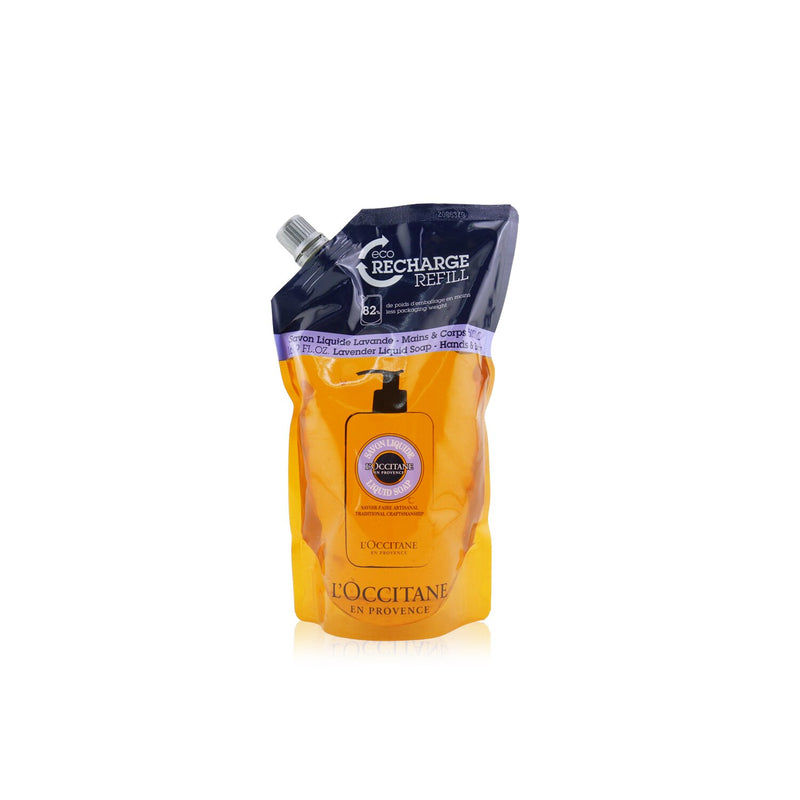 L'Occitane Lavender Liquid Soap For Hands & Body (Eco-Refill)  500ml/16.9oz