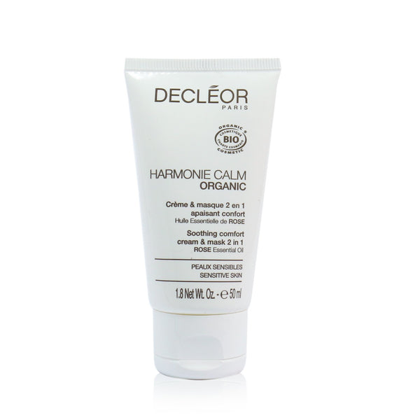 Decleor Harmonie Calm Organic Soothing Comfort Cream & Mask 2 In 1 - For Sensitive Skin (Salon Product)  50ml/1.8oz