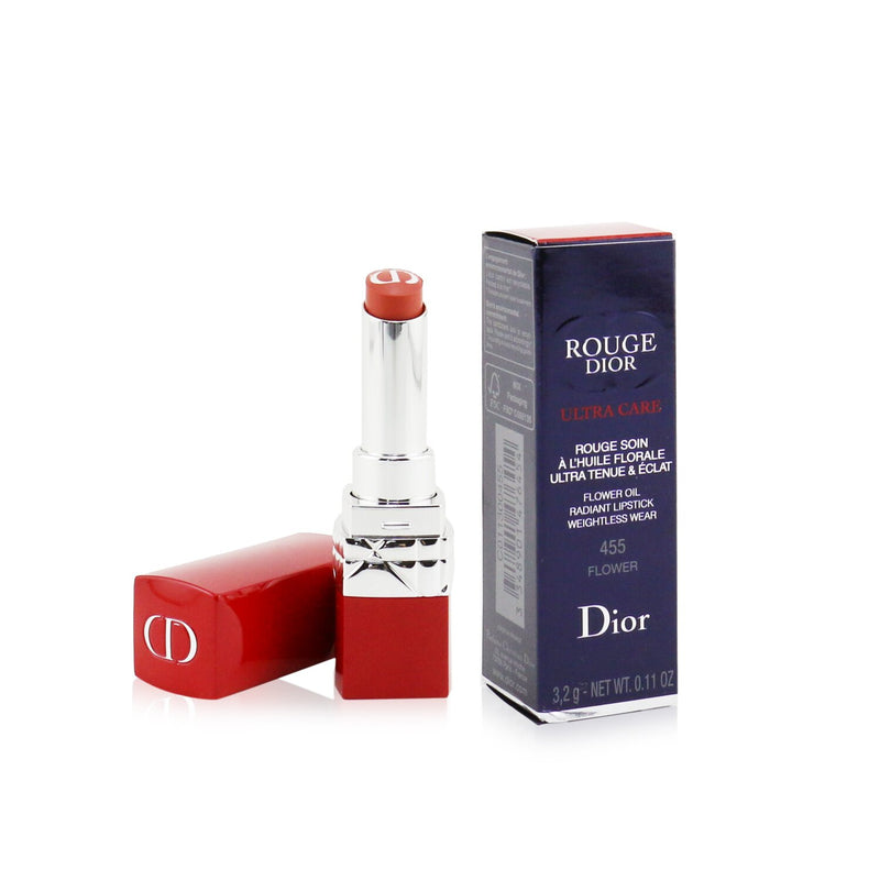 Christian Dior Rouge Dior Ultra Care Radiant Lipstick - # 455 Flower  3.2g/0.11oz