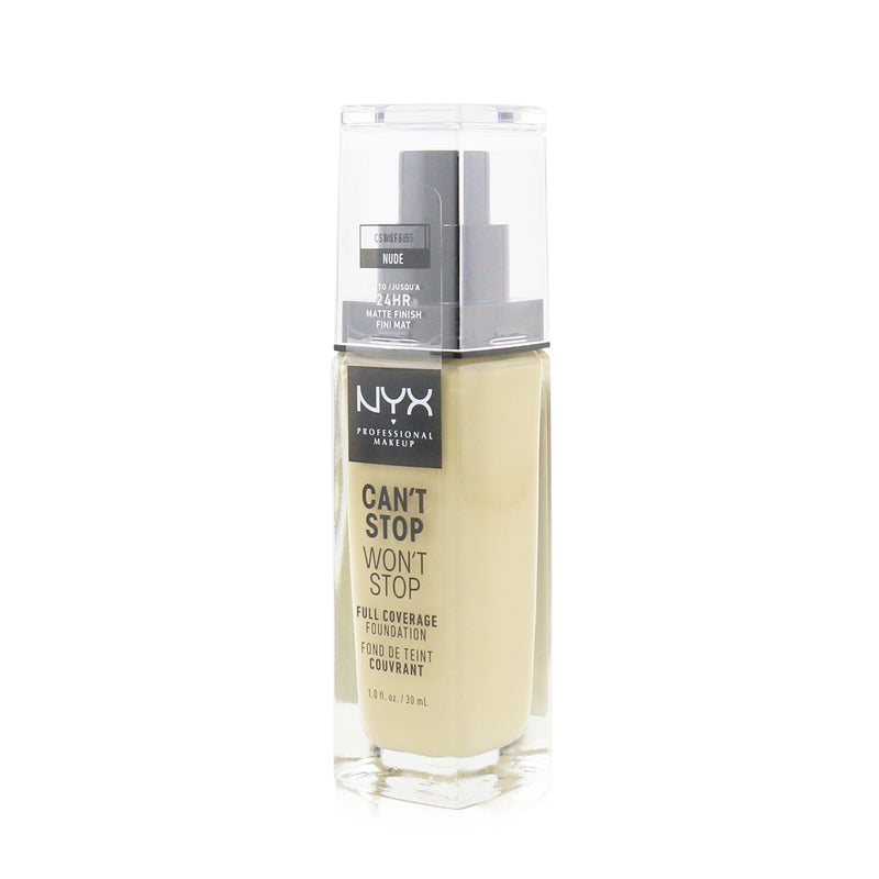 NYX Can't Stop Won't Stop Full Coverage Foundation - # Nude 
