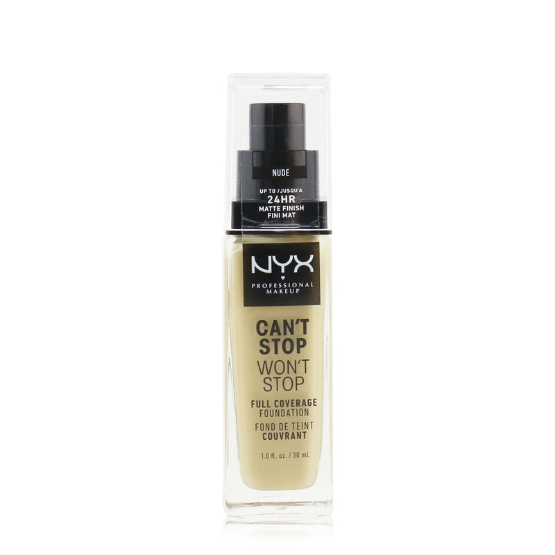 NYX Can't Stop Won't Stop Full Coverage Foundation - # Nude 