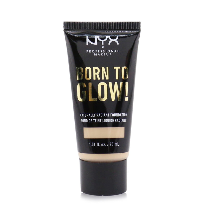 NYX Born To Glow! Naturally Radiant Foundation - # Light Porcelain  30ml/1.01oz