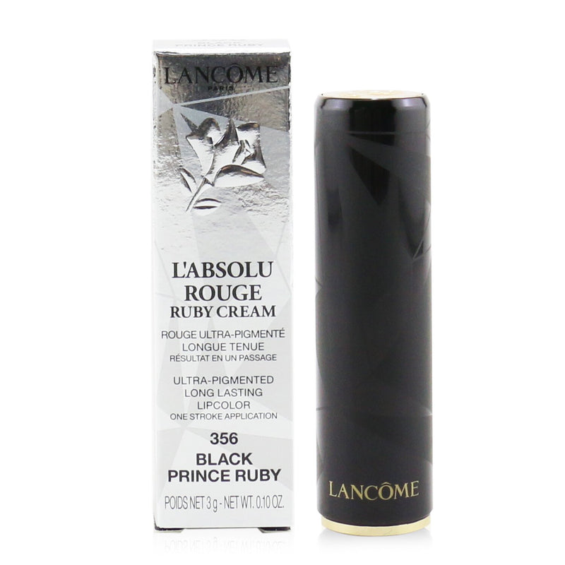 Lancome L'Absolu Rouge Ruby Cream Lipstick - # 356 Black Prince Ruby 