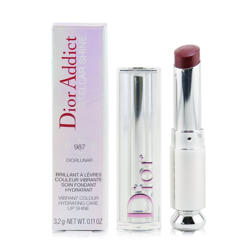 Christian Dior Dior Addict Stellar Shine Lipstick - # 987 Diorlunar (Black Cherry)  3.2g/0.11oz