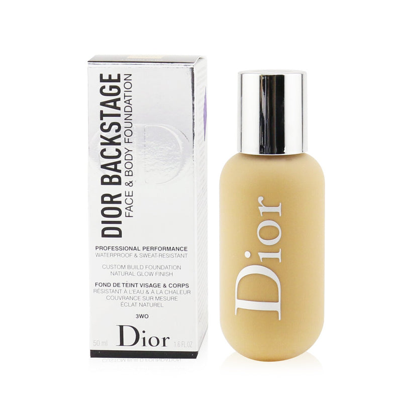 Christian Dior Dior Backstage Face & Body Foundation - # 3WO (3 Warm Olive)  50ml/1.6oz