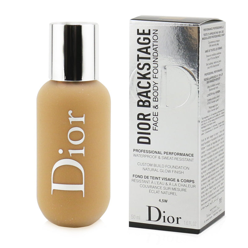 Christian Dior Dior Backstage Face & Body Foundation - # 4.5W (4.5 Warm)  50ml/1.6oz