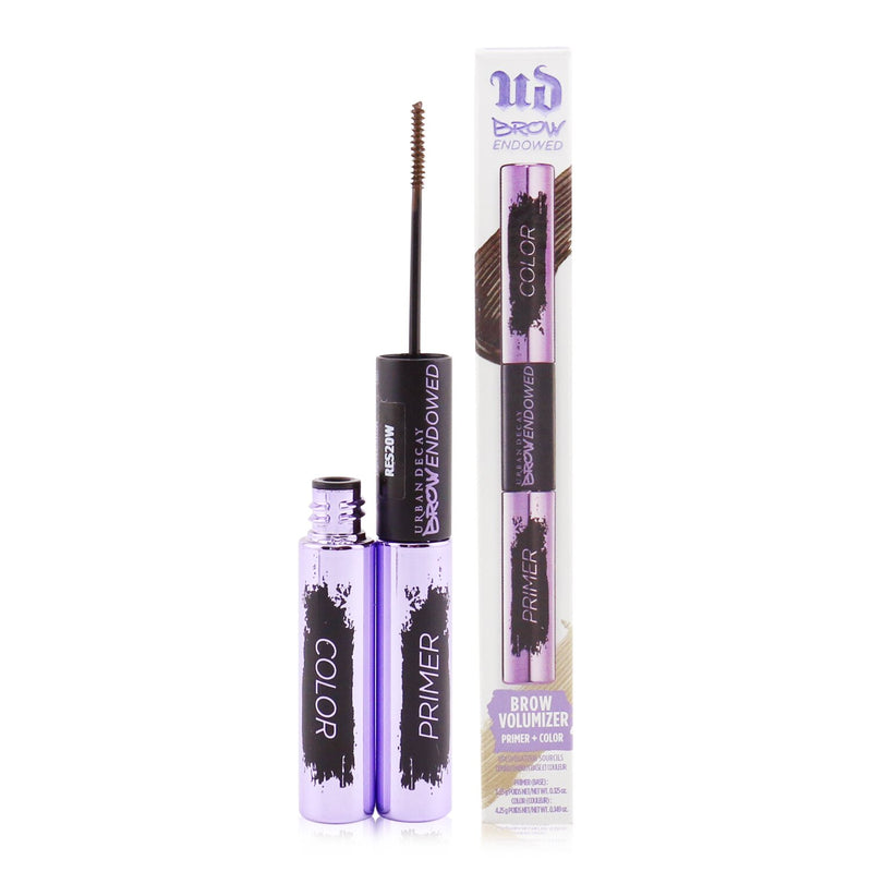 Urban Decay Brow Endowed Volumizer (Primer+Color) - # Brunette Betty (Medium Brown) (Box Slightly Damaged)  7.8g/0.274oz