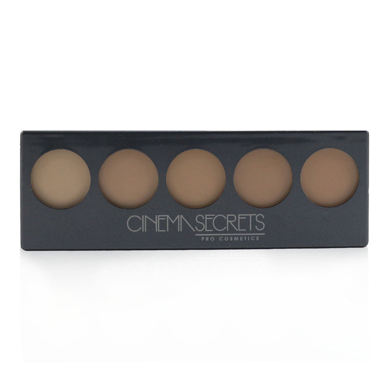 Cinema Secrets Ultimate Foundation 5 In 1 Pro Palette - # 500A Series (Light To Medium Pink Beige Undertones) 