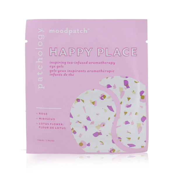 Patchology Moodpatch - Happy Place Inspiring Tea-Infused Aromatherapy Eye Gels (Rose+Hibiscus+Lotus Flower) 