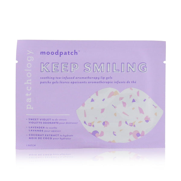 Patchology Moodpatch - Keep Smiling Soothing Tea-Infused Aromatherapy Lip Gels (Sweet Violet+Lavender+Coconut Extract) 