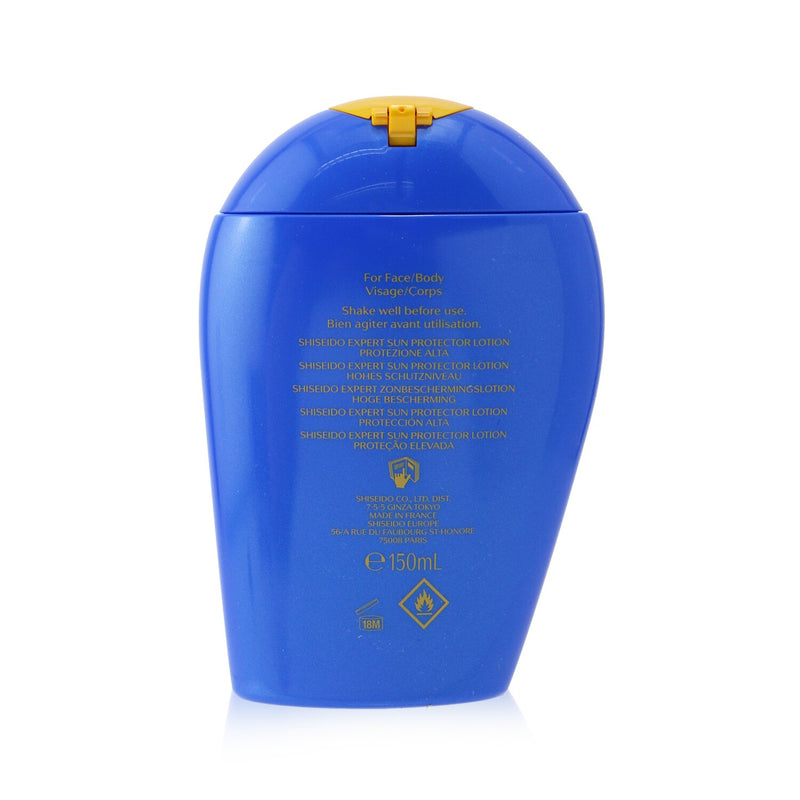 Shiseido Expert Sun Protector SPF 30 UVA Face & Body Lotion (Turns Invisible, High Protection & Very Water-Resistant) 