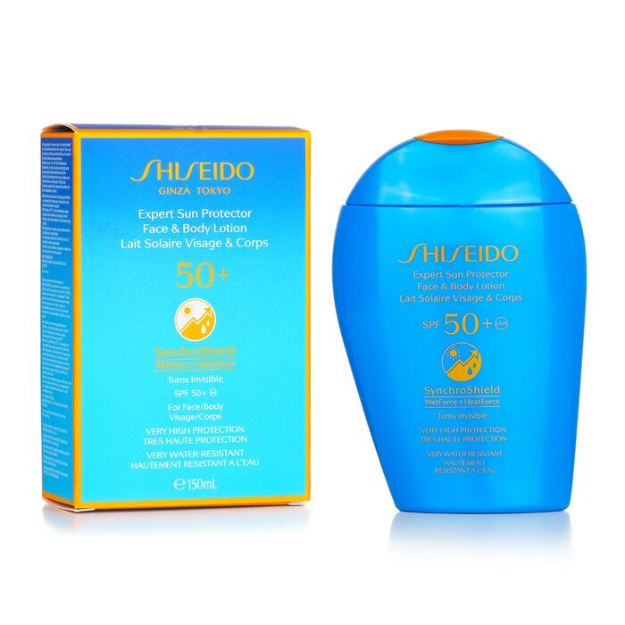 Shiseido Expert Sun Protector SPF 50+UVA Face & Body Lotion (Turns Invisible, Very High Protection, Very Water-Resistant) 150ml/5.07oz