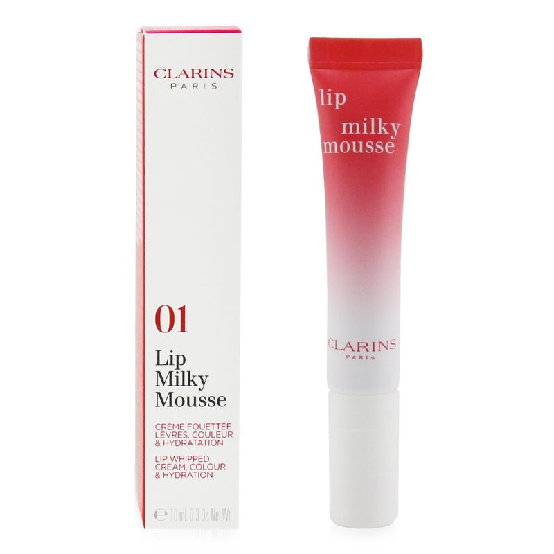 Clarins Milky Mousse Lips - # 01 Milky Strawberry 