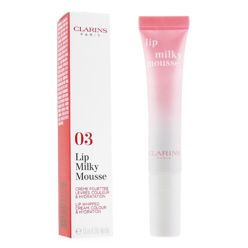 Clarins Milky Mousse Lips - # 03 Milky Pink  10ml/0.3oz