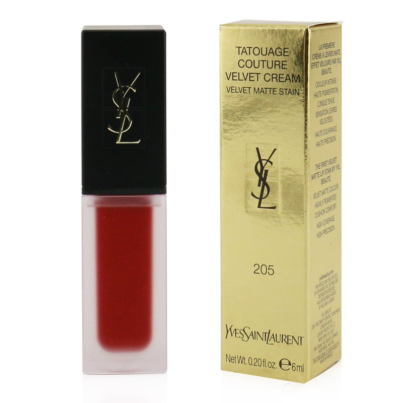 Yves Saint Laurent Tatouage Couture Velvet Cream Velvet Matte Stain - # 205 Rouge Clique 