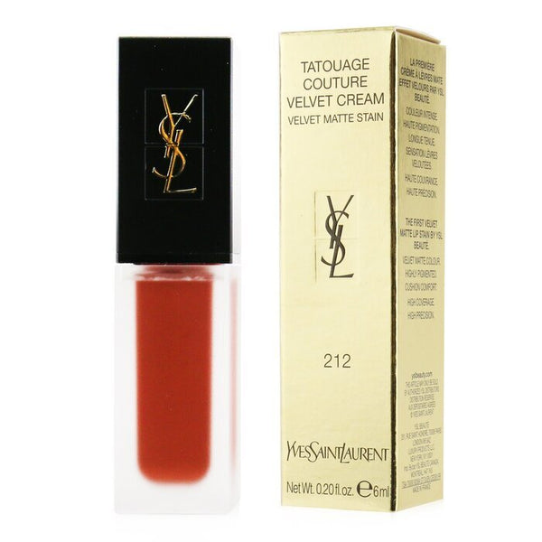 Yves Saint Laurent Tatouage Couture Velvet Cream Velvet Matte Stain - # 212 Rouge Rebel 6ml/0.2oz