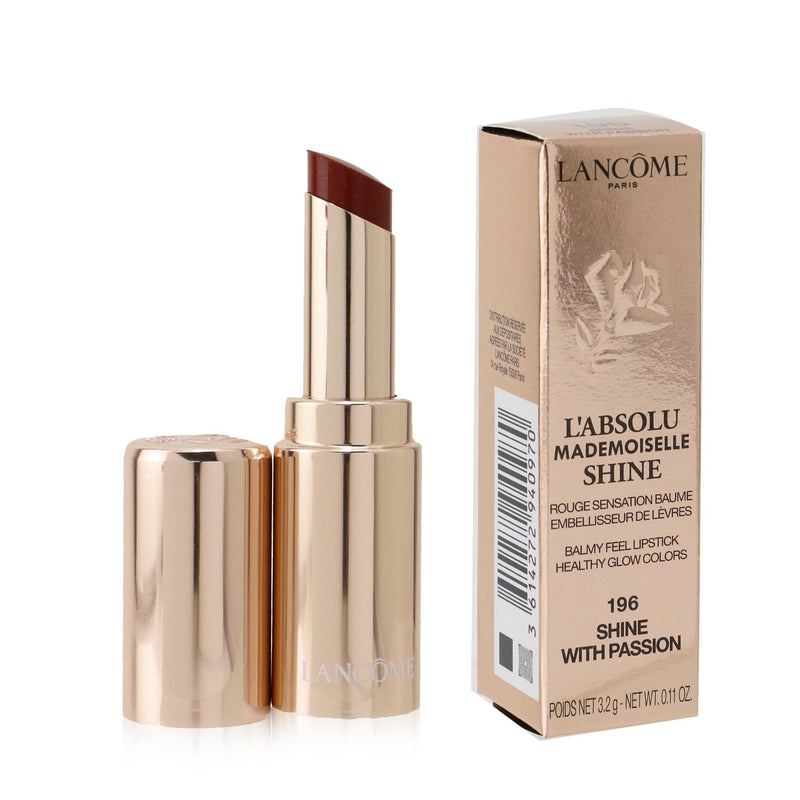 Lancome L'Absolu Mademoiselle Shine Balmy Feel Lipstick - # 196 Shine With Passion 