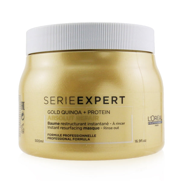 L'Oreal Professionnel Serie Expert - Absolut Repair Gold Quinoa + Protein Instant Resurfacing Masque  500ml/16.9oz