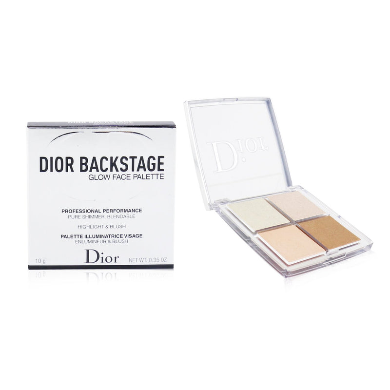 Christian Dior Backstage Glow Face Palette (Highlight & Blush) - # 002 Glitz 