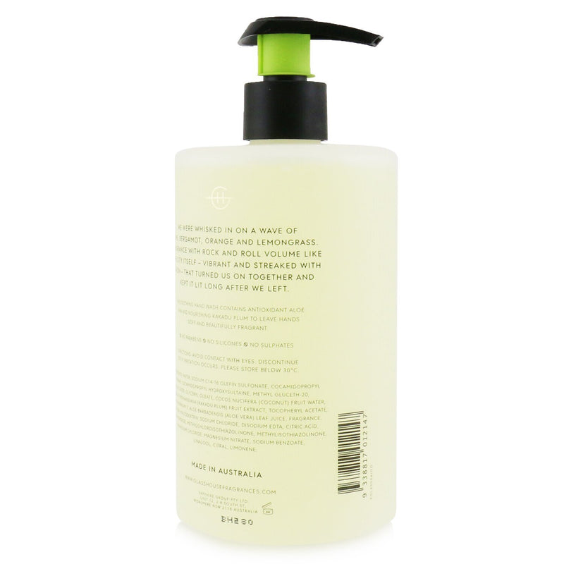 Glasshouse Hand Wash - We Met In Saigon (Lemongrass)  450ml/15.2oz