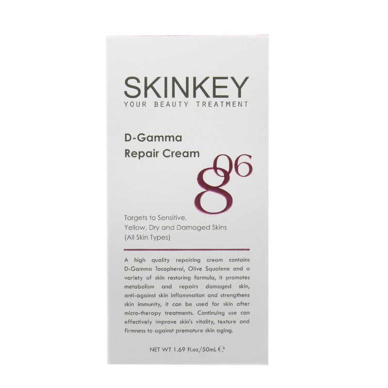 SKINKEY D-Gamma Repair Cream -Targets To Sensitive, Yellow, Dry & Damaged Skins (All Skin Types) 