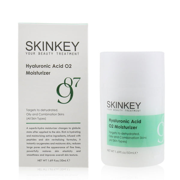 SKINKEY Moisturizing Series Hyaluronic Acid O2 Moisturizer (All Skin Types) - Targets To Dehydrated Oily & Combination Skins 