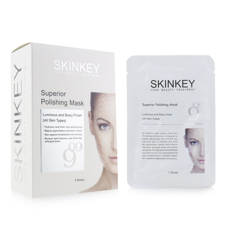 SKINKEY Moisturizing Series Superior Polishing Mask (All Skin Types) - Luminous & Dewy Finish  5pcs