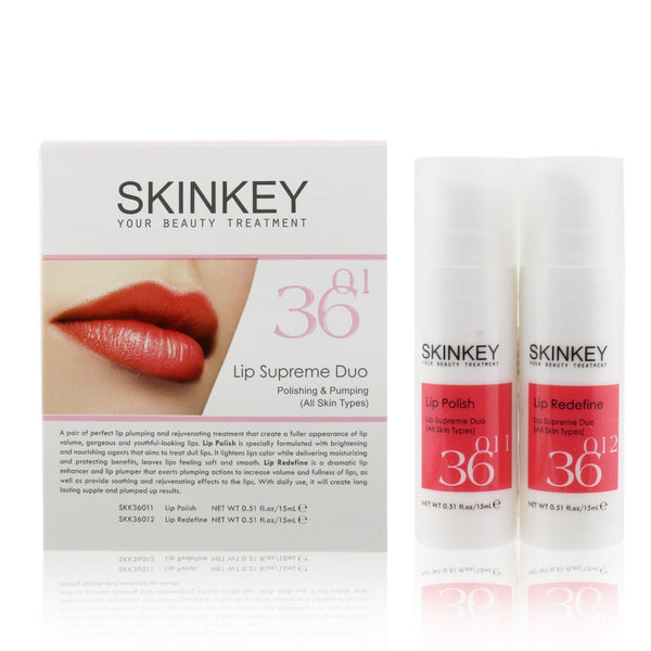 SKINKEY Lip Care Series Lip Supreme Duo (All Skin Types) - Polishing & Pumping 