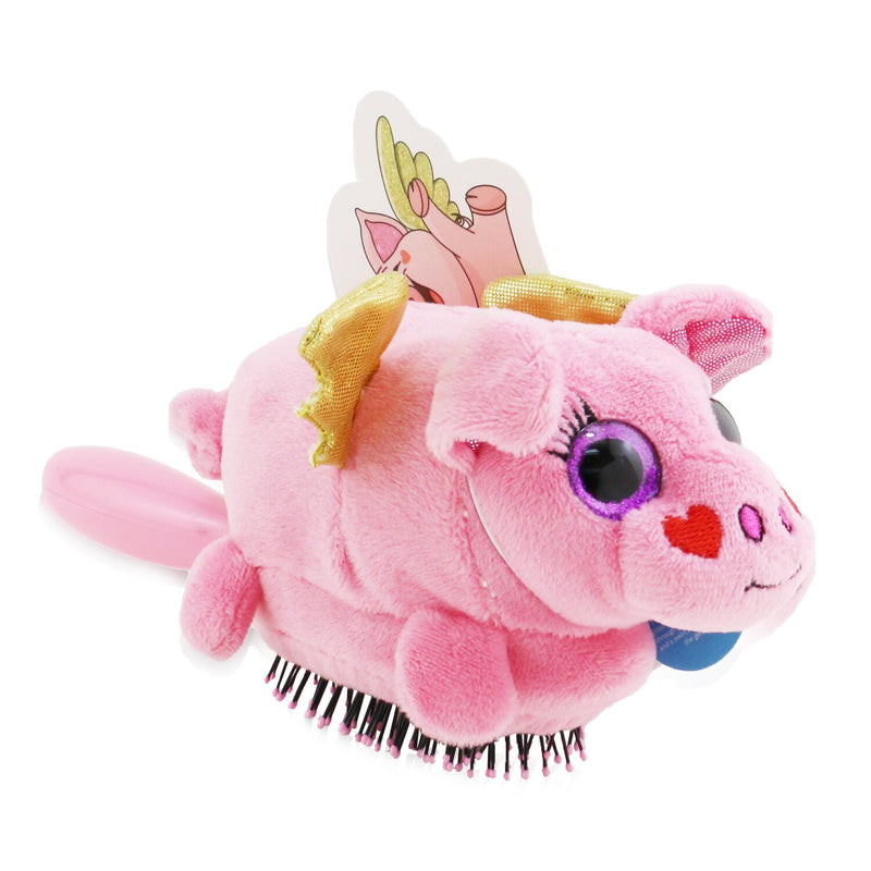 Wet Brush Plush Brush - # Flying Pig 