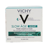 Vichy Slow Age Night Fresh Cream & Mask - Re-Oxygenating & Renewing (For All Skin Types)  50ml/1.69oz