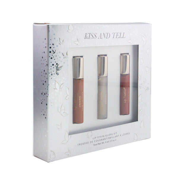 Jane Iredale Kiss & Tell Lip Stain/Gloss Kit  9ml/0.3oz