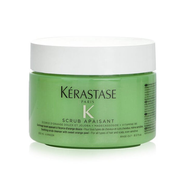 Kerastase Fusio-Scrub Scrub Apaisant Soothing Scrub Cleanser with Sweet Orange Peel (For All Types of Hair and Scalp, Even Sensitive) 250ml/8.5oz