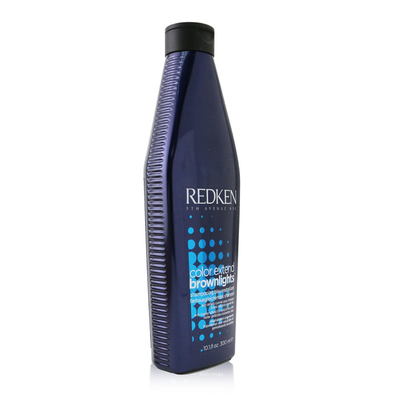 Redken Color Extend Brownlights Blue Toning Shampoo (Anti-Brass For Natural and Highlighted Brunettes) 