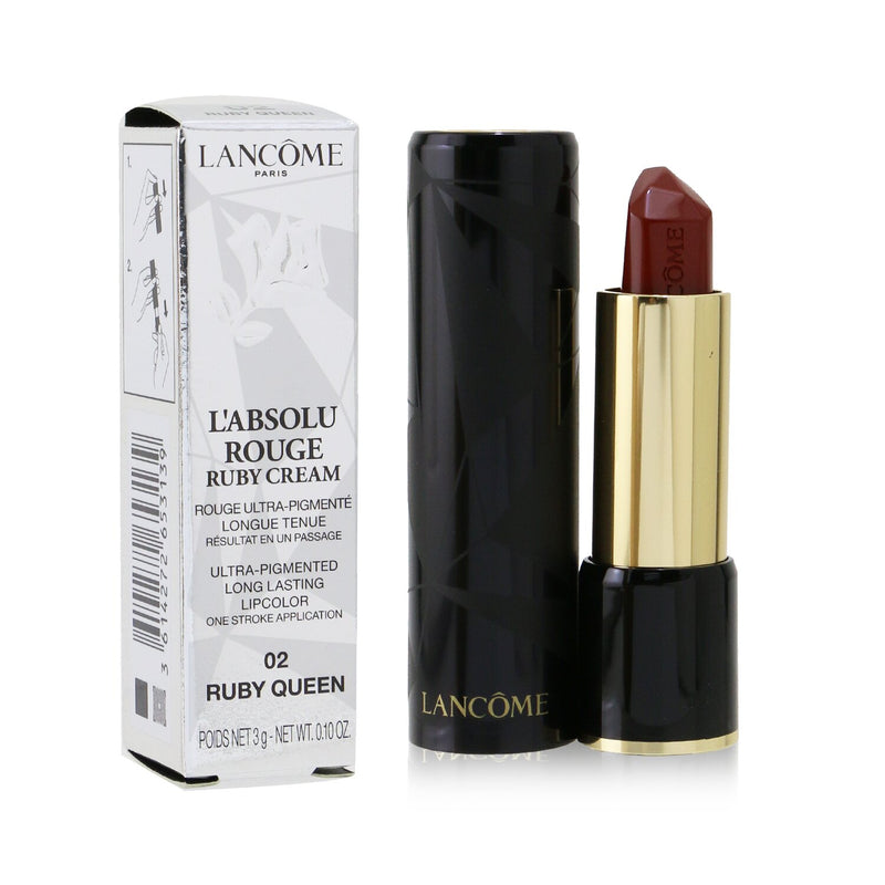 Lancome L'Absolu Rouge Ruby Cream Lipstick - # 02 Ruby Queen  3g/0.1oz